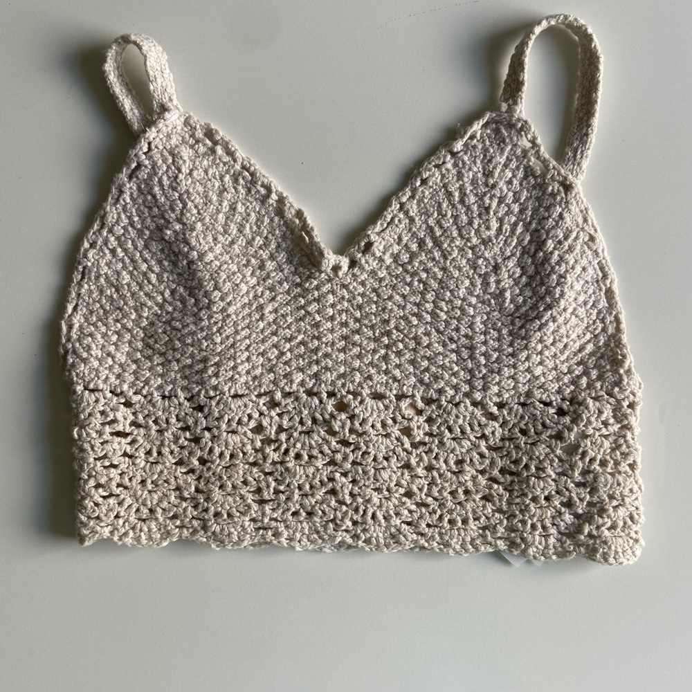 Hollister Crochet V-Neck Bralette